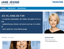 Tablet Screenshot of jegind.dk